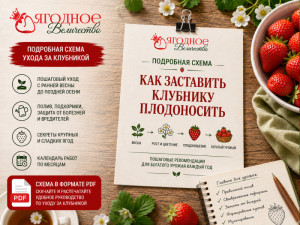Схема «Как заставить клубнику плодоносить»
